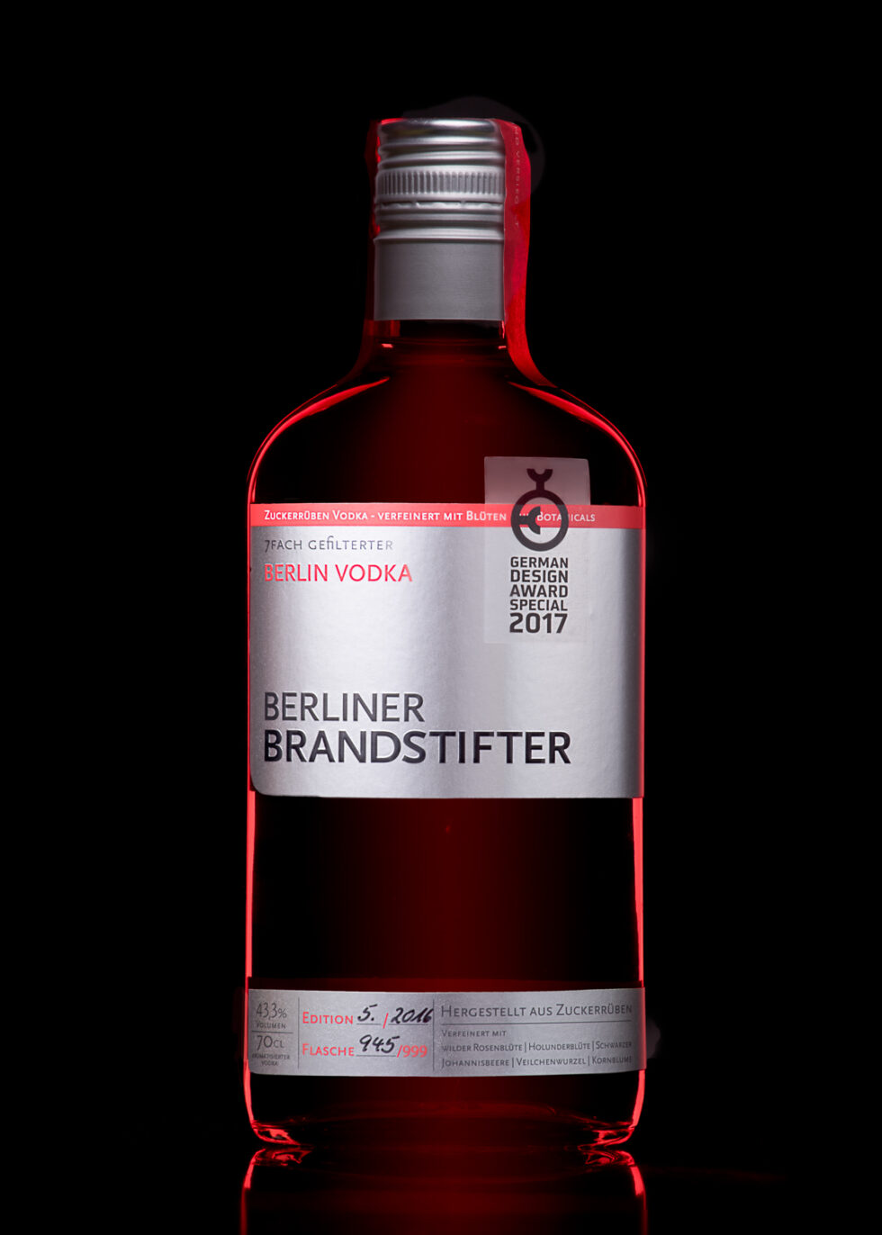 Product photo of a bottle of Vodka